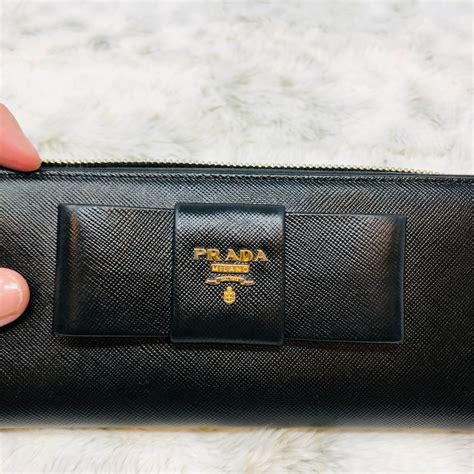 prada wallet latest design|authentic Prada wallet sale.